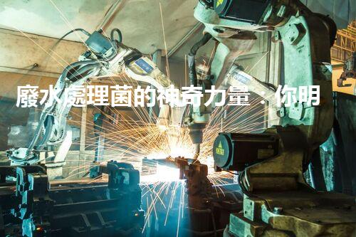 廢水處理菌的神奇力量：你明白它們有多厲害嗎？